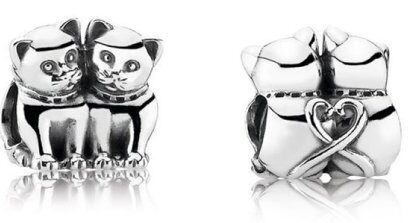 Purrfect Together Kittens Charm