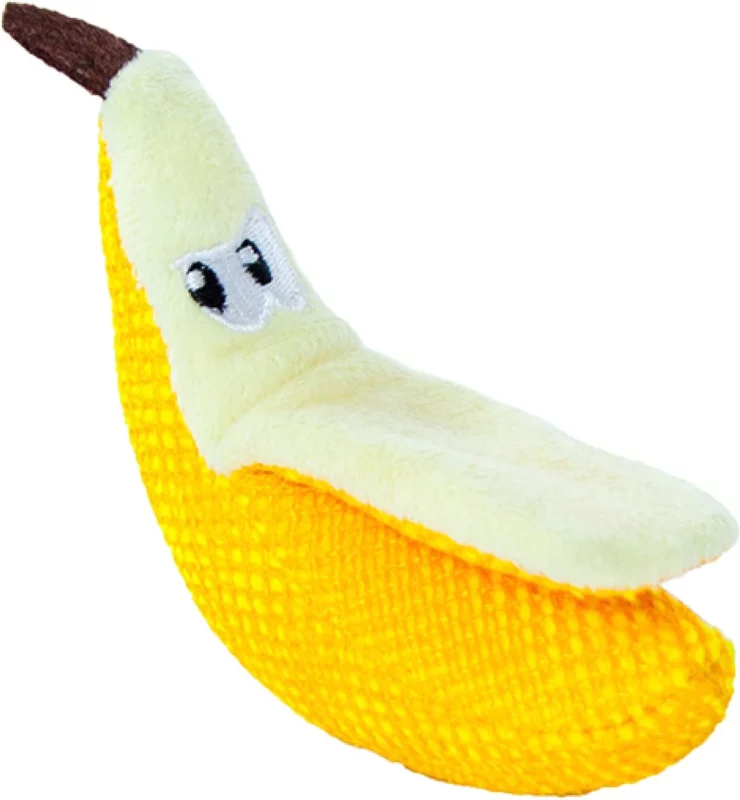 Banana dog chew toy